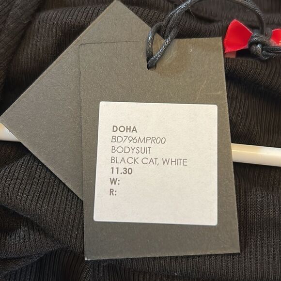 Philanthropy black long sleeve bodysuit Size S New - Picture 10 of 10